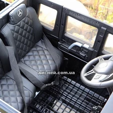 Двухместный детский электромобиль M 3971 EBLR-2, Mercedes, черный фото 71