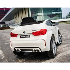 Детский электромобиль JJ 2199 EBLR-1 BMW, кожаное сиденье, белый фото 16