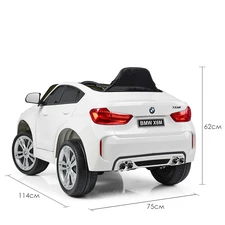 Детский электромобиль JJ 2199 EBLR-1 BMW, кожаное сиденье, белый фото 31