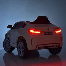 Детский электромобиль JJ 2199 EBLR-1 BMW, кожаное сиденье, белый фото 92