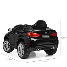 Детский электромобиль JJ 2199 EBLR-2 BMW, кожаное сиденье, черный фото 16