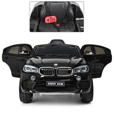 Детский электромобиль JJ 2199 EBLR-2 BMW, кожаное сиденье, черный фото 92