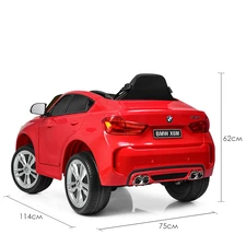 Детский электромобиль JJ 2199 EBLR-3 BMW, кожаное сиденье, красный фото 53