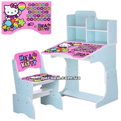 Купить Детская парта W 2071-64-5 со стульчиком, Hello Kitty, мята